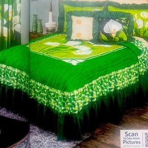 CALA Bedspread set and sheet set includes throw pillows